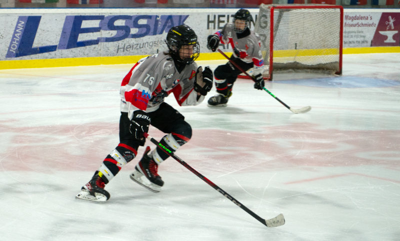 HC-Ferlach U-14 auf dem Eis